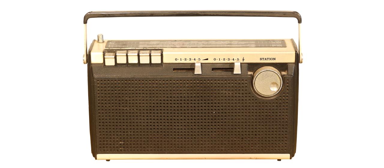 Antikt radioapparat