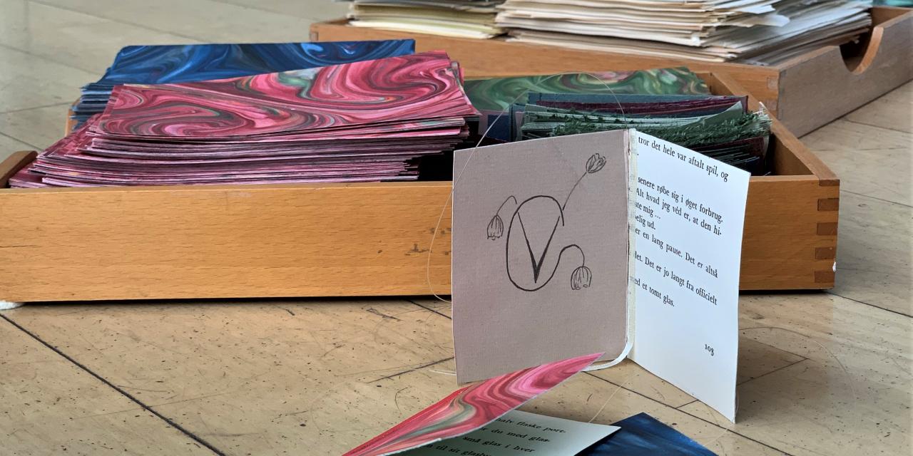 Make bookmarks like these with your own ex libris.