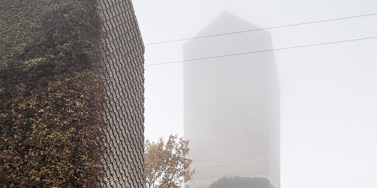Royal Danish Library's book tower in Aarhus