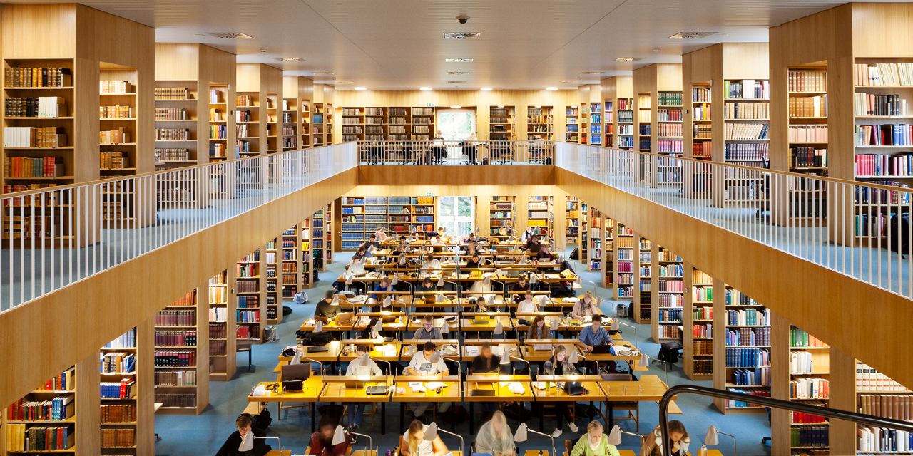 The old reading room at Victor Albecks vej, Aarhus