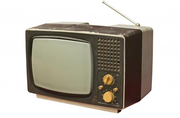 Antique TV set
