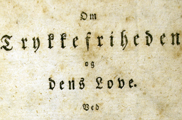 The title page of MG Birckner's "On Freedom of the Press and its Laws." 1797