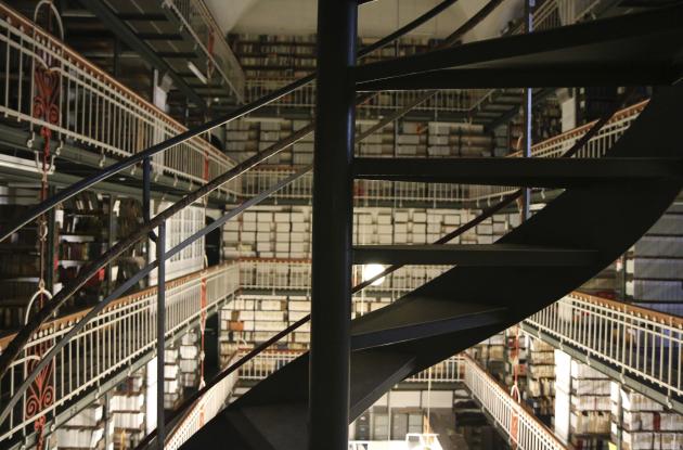 View from the spiral staircase in Danske Sal