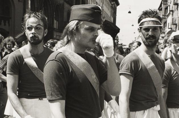 Bøsserup girl guard at carnival in Copenhagen