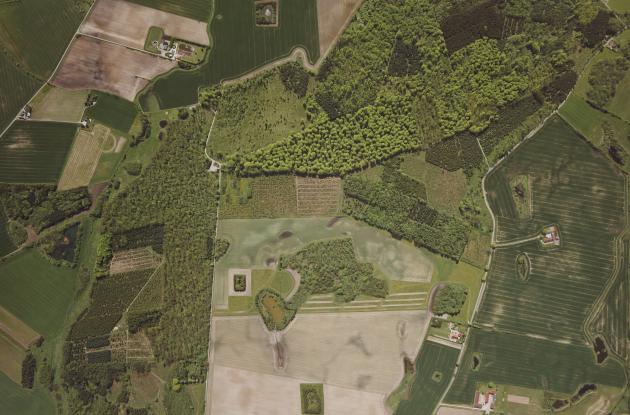 Aerial photo of area around Holbæk 1999
