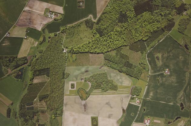 Aerial photo of area around Holbæk 1999