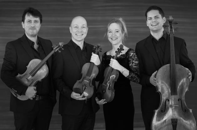 The Poseidon Quartet with instruments
