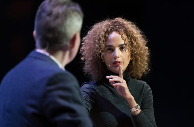 Leïla Slimani in the Queen's Hall