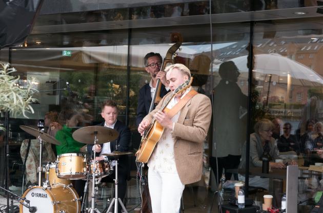 Andreas Svendsen plays at Friday jazz at the Diamond with his quartet