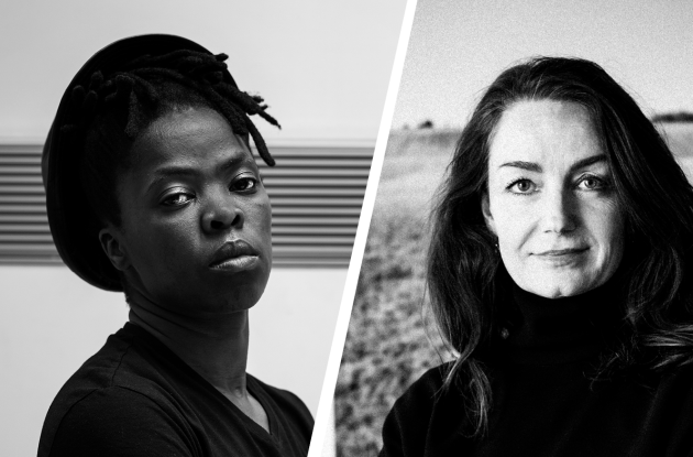 Zanele Muholi and Charlotte Præstegaard Schwartz talk to International Authors' Stage