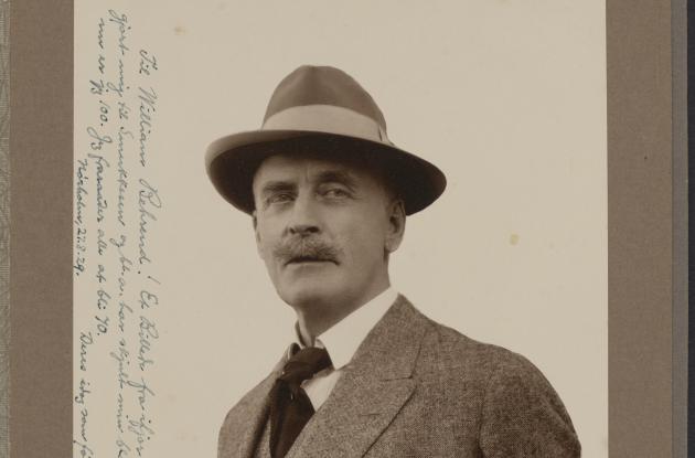 Portrait photography of Knut Hamsun