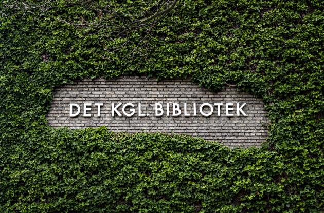 Royal Danish Library's sign