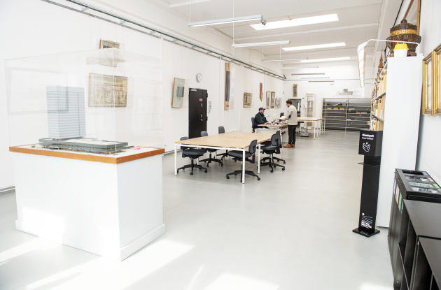 The study hall in Søborg, interior