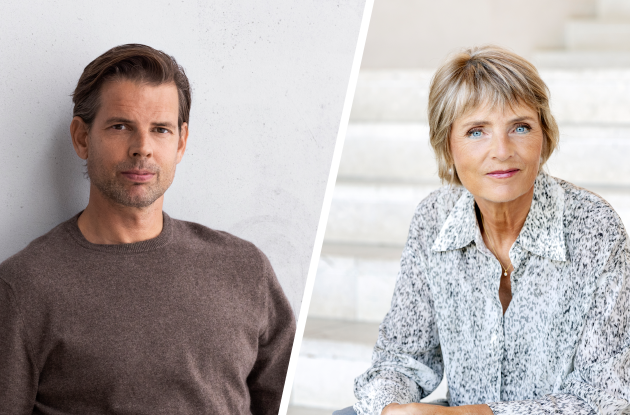 Alex Schulman and Hanne-Vibeke Holst