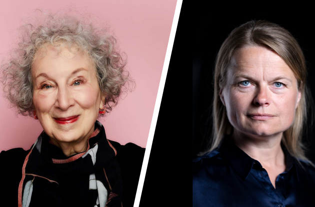 Picture of Margaret Atwood and Lotte Folke