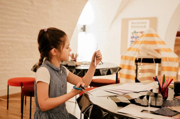 Billede af barn til Børnenes Bibliotek