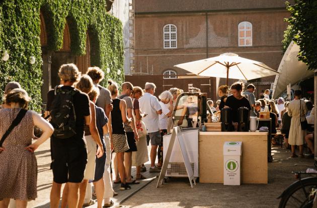 Billede fra Bibliotekshaven LIVE
