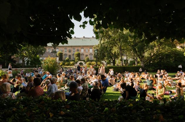 Billede fra Bibliotekshaven LIVE