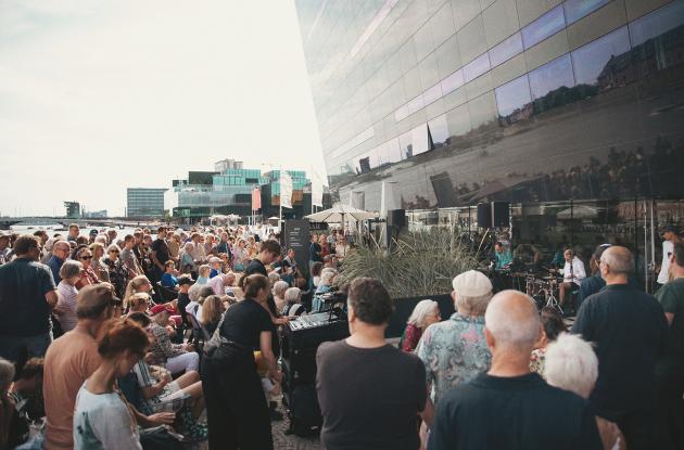 Billede fra tidligere udgave af fredagsjazz på kajen.