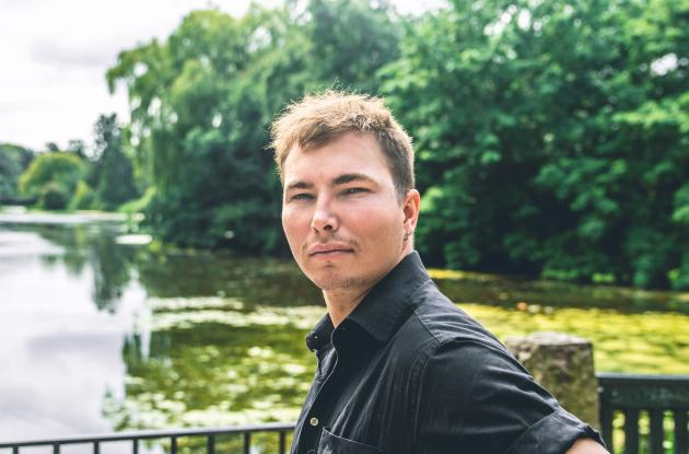 Portræt af ph.d.-studerende Malthe Rye Thomsen