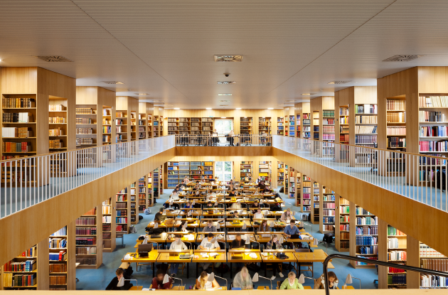 The old reading room at Victor Albecks vej, Aarhus