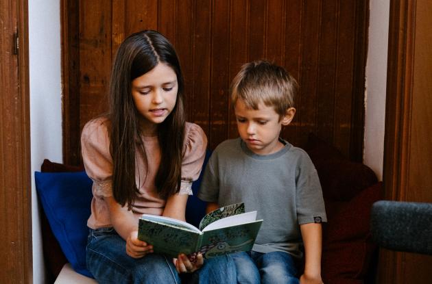 Læsehjørne i Børnenes Bibliotek