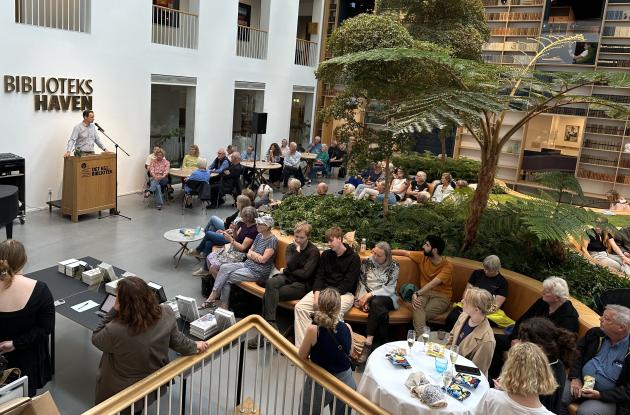 Bogtorsdag i Bibliotekshaven i Aarhus