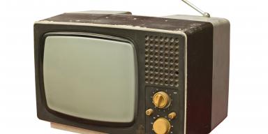 Antique TV set