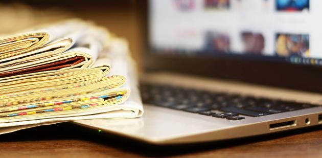 Journal table on laptop