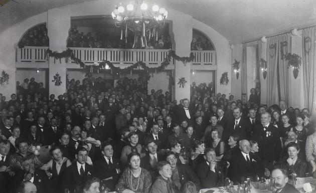 The hall in the assembly hall Folkehjem