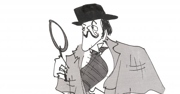 Stregtegning af Erik Von Libris