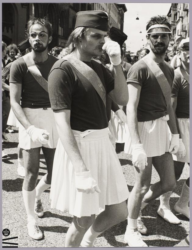 Bøsserup girl guard at carnival in Copenhagen