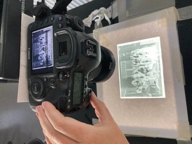 Photographing of Elfelt negatives