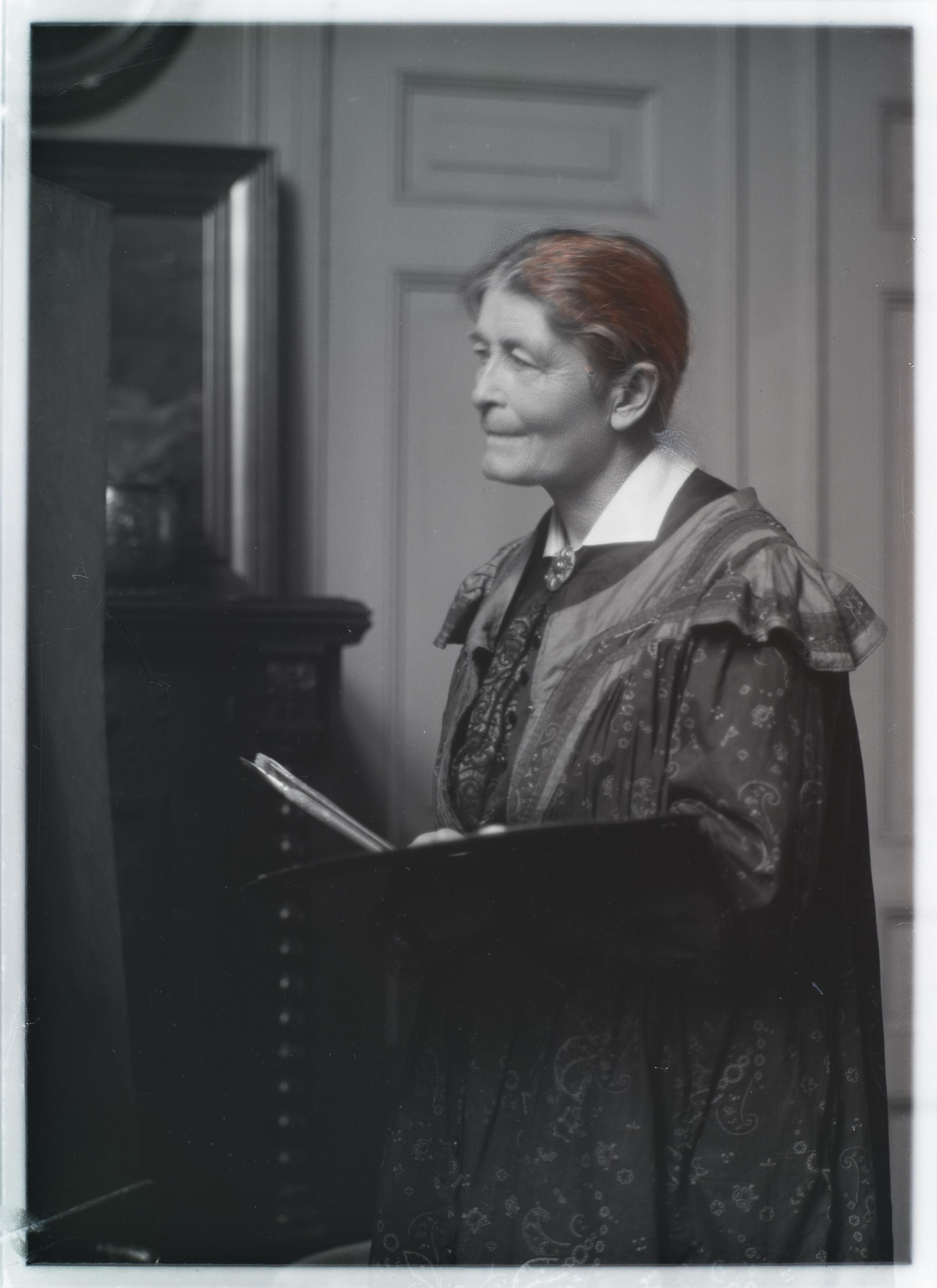 The painter Bertha Wegmann 