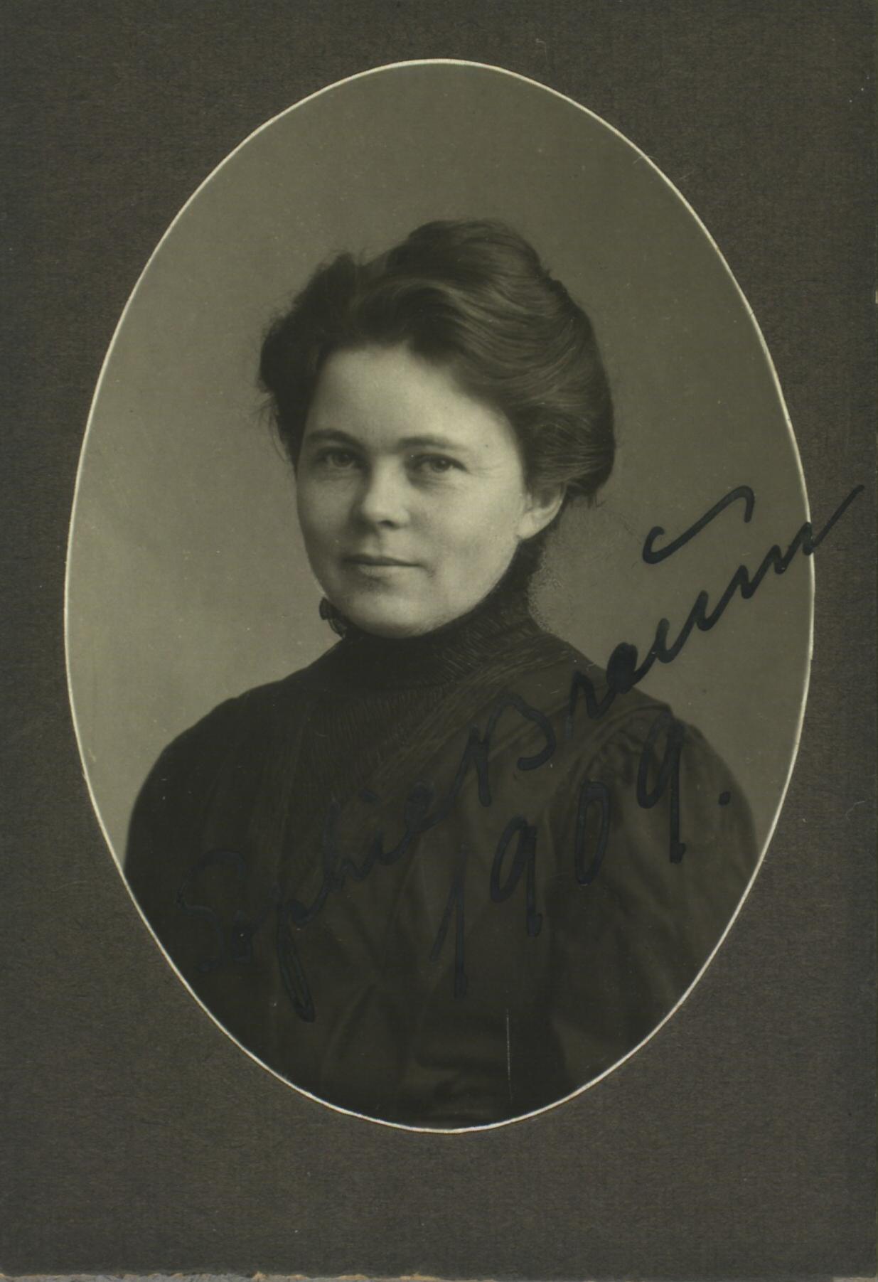 The author Sophie Breum 