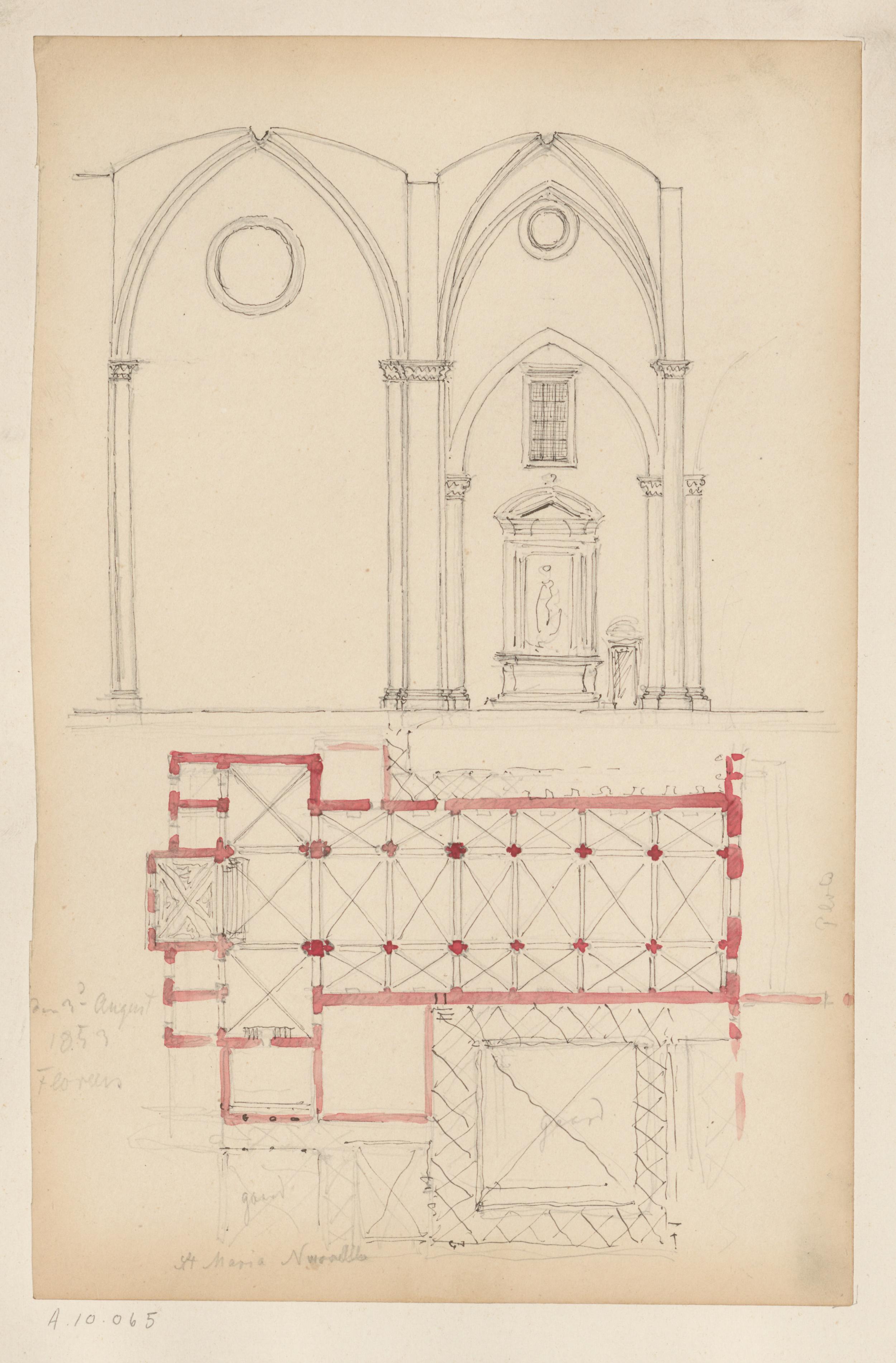 Travel sketch, architecture sketch from Italy.