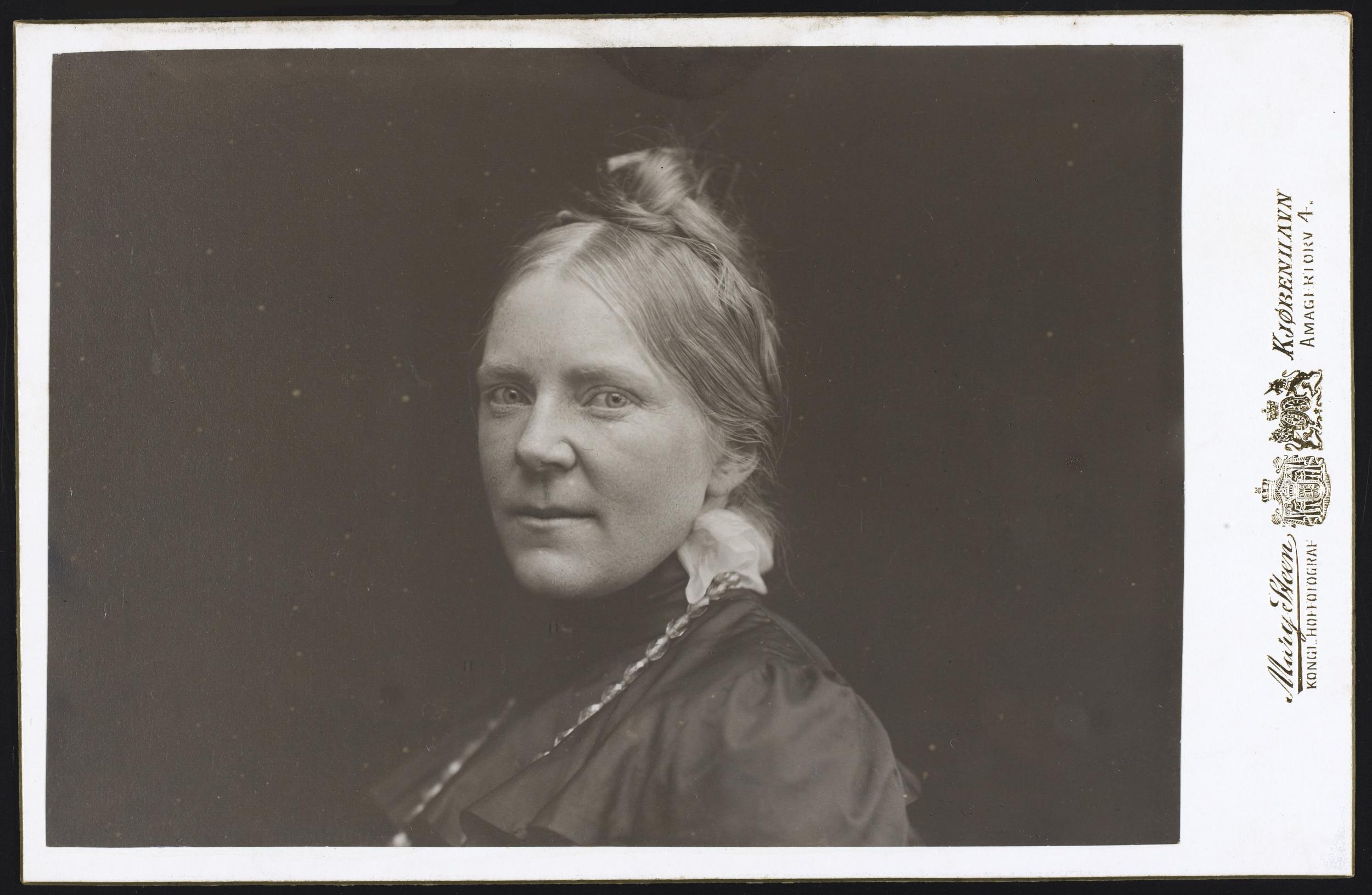 Portrait of Marie Carl Nielsen.