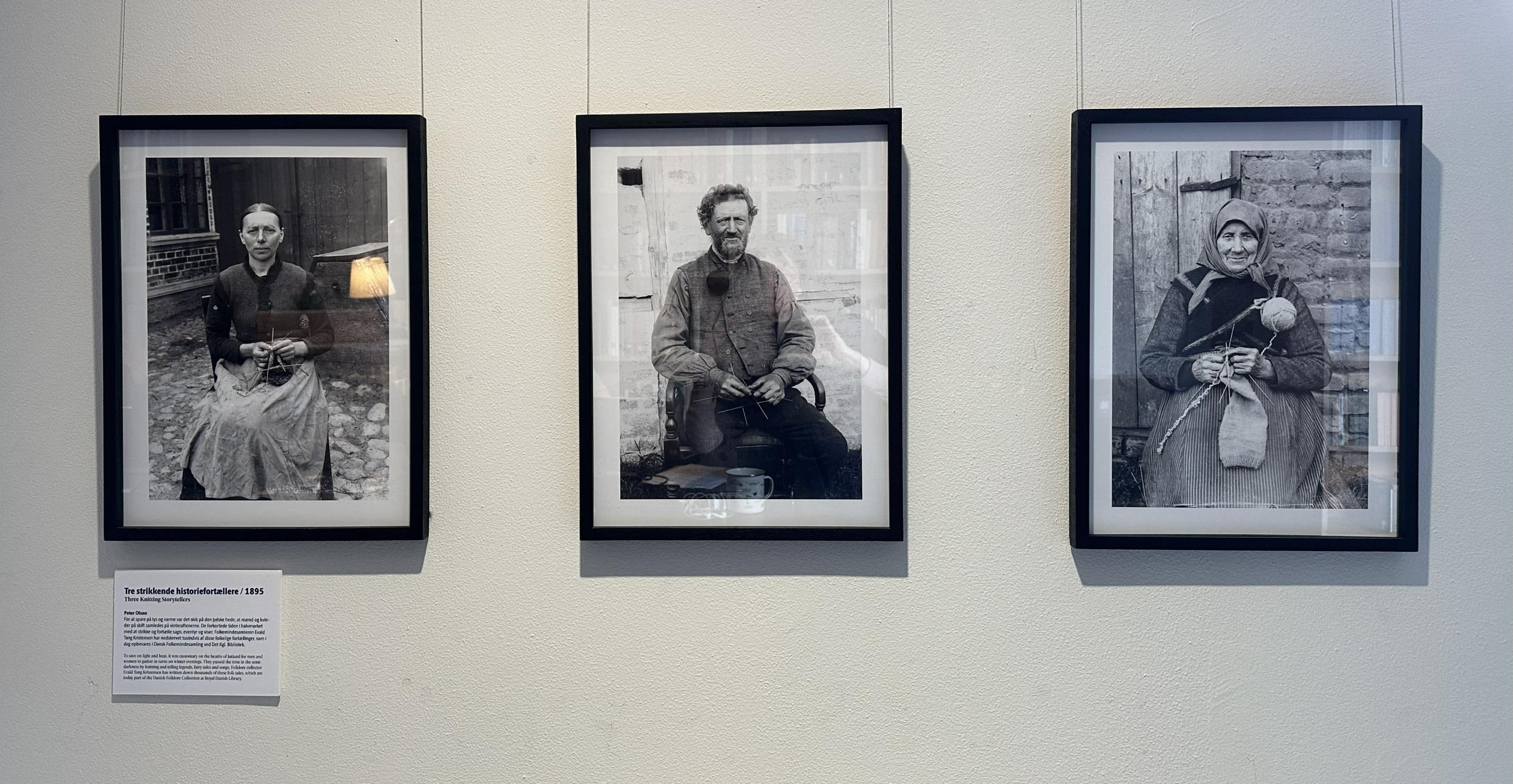 Tre strikkende historiefortællere