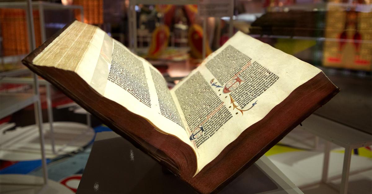 The gutenberg bible discount