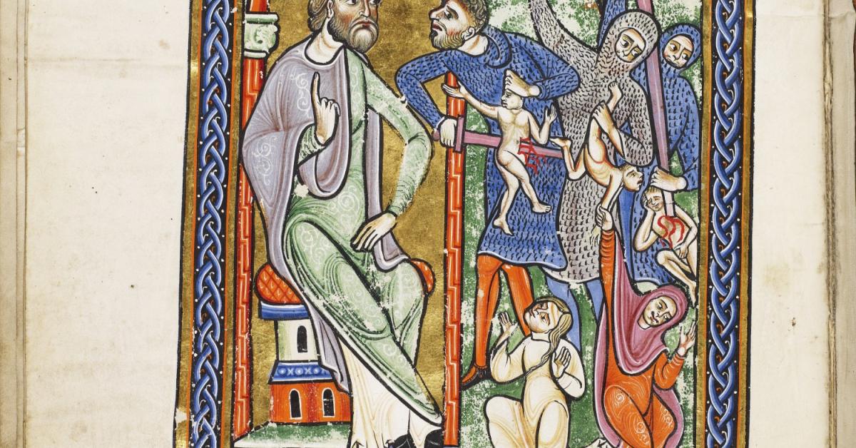 Illumination fra Københavner-Psalteren