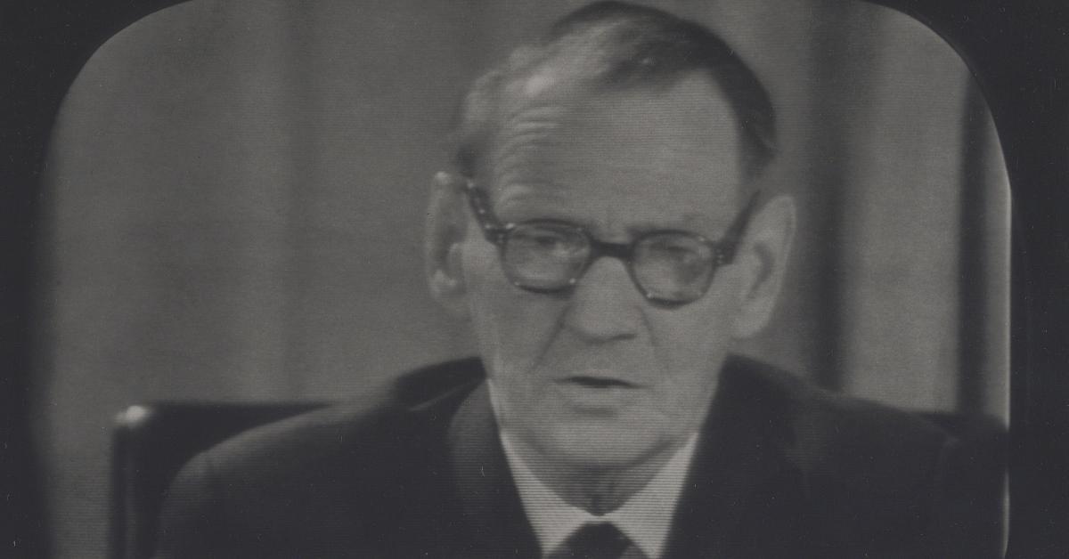 Kong Frederik 9. i fjernsynet 