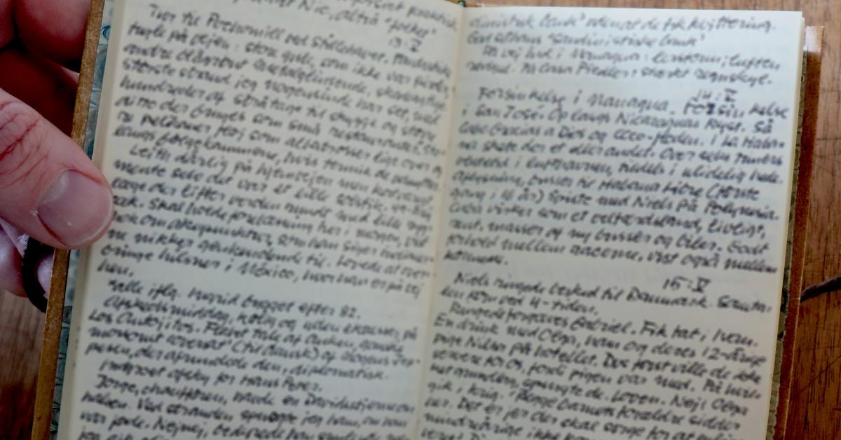 Notesbogen åbnet