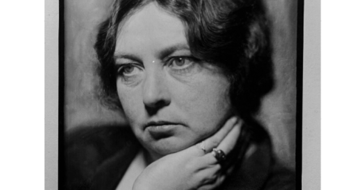 portræt af forfatter Sigrid Undset